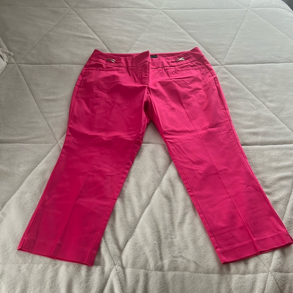new york and company hot pink business pants